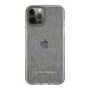 Slim Protection Case［ LAGUNAMOON - FlowerPattern - Clear×Grey ］