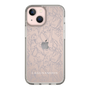 Slim Protection Case［ LAGUNAMOON - FlowerPattern - Clear×Grey ］
