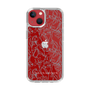 Slim Protection Case［ LAGUNAMOON - FlowerPattern - Clear×Grey ］