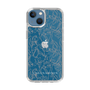 Slim Protection Case［ LAGUNAMOON - FlowerPattern - Clear×Grey ］