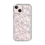 Slim Protection Case［ LAGUNAMOON - FlowerPattern - Clear×Grey ］