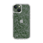 Slim Protection Case［ LAGUNAMOON - FlowerPattern - Clear×Grey ］