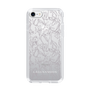 Slim Protection Case［ LAGUNAMOON - FlowerPattern - Clear×Grey ］
