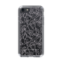 Slim Protection Case［ LAGUNAMOON - FlowerPattern - Clear×Grey ］