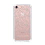 Slim Protection Case［ LAGUNAMOON - FlowerPattern - Clear×Grey ］