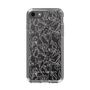Slim Protection Case［ LAGUNAMOON - FlowerPattern - Clear×Grey ］