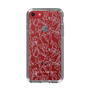 Slim Protection Case［ LAGUNAMOON - FlowerPattern - Clear×Grey ］