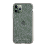 Slim Protection Case［ LAGUNAMOON - FlowerPattern - Clear×Grey ］