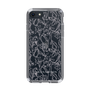 Slim Protection Case［ LAGUNAMOON - FlowerPattern - Clear×Grey ］