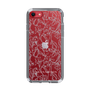 Slim Protection Case［ LAGUNAMOON - FlowerPattern - Clear×Grey ］