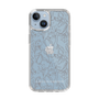 Slim Protection Case［ LAGUNAMOON - FlowerPattern - Clear×Grey ］