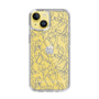 Slim Protection Case［ LAGUNAMOON - FlowerPattern - Clear×Grey ］