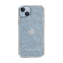 Slim Protection Case［ LAGUNAMOON - FlowerPattern - Clear×Grey ］