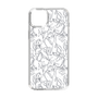 Slim Protection Case［ LAGUNAMOON - FlowerPattern - Clear×Grey ］