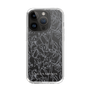 Slim Protection Case［ LAGUNAMOON - FlowerPattern - Clear×Grey ］