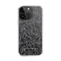 Slim Protection Case［ LAGUNAMOON - FlowerPattern - Clear×Grey ］