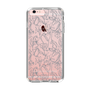 Slim Protection Case［ LAGUNAMOON - FlowerPattern - Clear×Grey ］