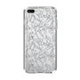 Slim Protection Case［ LAGUNAMOON - FlowerPattern - Clear×Grey ］