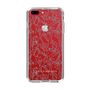 Slim Protection Case［ LAGUNAMOON - FlowerPattern - Clear×Grey ］