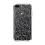 Slim Protection Case［ LAGUNAMOON - FlowerPattern - Clear×Grey ］