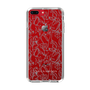 Slim Protection Case［ LAGUNAMOON - FlowerPattern - Clear×Grey ］