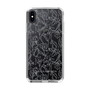 Slim Protection Case［ LAGUNAMOON - FlowerPattern - Clear×Grey ］