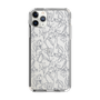 Slim Protection Case［ LAGUNAMOON - FlowerPattern - Clear×Grey ］