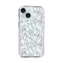 Slim Protection Case［ LAGUNAMOON - FlowerPattern - Clear×Grey ］