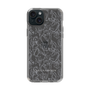 Slim Protection Case［ LAGUNAMOON - FlowerPattern - Clear×Grey ］