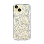 Slim Protection Case［ LAGUNAMOON - FlowerPattern - Clear×Grey ］