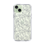 Slim Protection Case［ LAGUNAMOON - FlowerPattern - Clear×Grey ］