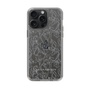 Slim Protection Case［ LAGUNAMOON - FlowerPattern - Clear×Grey ］
