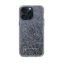 Slim Protection Case［ LAGUNAMOON - FlowerPattern - Clear×Grey ］