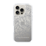Slim Protection Case［ LAGUNAMOON - FlowerPattern - Clear×Grey ］
