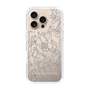 Slim Protection Case［ LAGUNAMOON - FlowerPattern - Clear×Grey ］