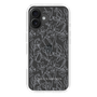 Slim Protection Case［ LAGUNAMOON - FlowerPattern - Clear×Grey ］