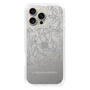 Slim Protection Case［ LAGUNAMOON - FlowerPattern - Clear×Grey ］