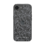 Slim Protection Case［ LAGUNAMOON - FlowerPattern - Clear×Grey ］