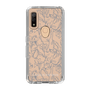 Slim Protection Case［ LAGUNAMOON - FlowerPattern - Clear×Grey ］