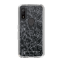 Slim Protection Case［ LAGUNAMOON - FlowerPattern - Clear×Grey ］