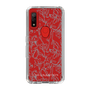 Slim Protection Case［ LAGUNAMOON - FlowerPattern - Clear×Grey ］