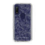 Slim Protection Case［ LAGUNAMOON - FlowerPattern - Clear×Grey ］