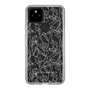 Slim Protection Case［ LAGUNAMOON - FlowerPattern - Clear×Grey ］