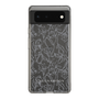 Slim Protection Case［ LAGUNAMOON - FlowerPattern - Clear×Grey ］