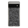 Slim Protection Case［ LAGUNAMOON - FlowerPattern - Clear×Grey ］