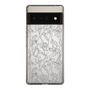 Slim Protection Case［ LAGUNAMOON - FlowerPattern - Clear×Grey ］