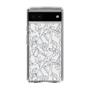 Slim Protection Case［ LAGUNAMOON - FlowerPattern - Clear×Grey ］