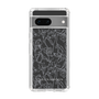 Slim Protection Case［ LAGUNAMOON - FlowerPattern - Clear×Grey ］