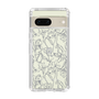 Slim Protection Case［ LAGUNAMOON - FlowerPattern - Clear×Grey ］