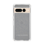 Slim Protection Case［ LAGUNAMOON - FlowerPattern - Clear×Grey ］